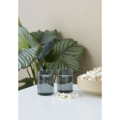 Design Letters Glas 350ml In Zacht Black -Kleintje Luxe design letters glas 350ml in zacht black a349325 4