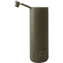 Design Letters Reismok 500ml In Olive -Kleintje Luxe design letters reismok 500ml in olive a349465 2