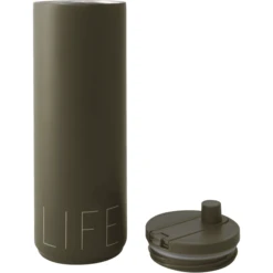 Design Letters Reismok 500ml In Olive -Kleintje Luxe design letters reismok 500ml in olive a349465 3