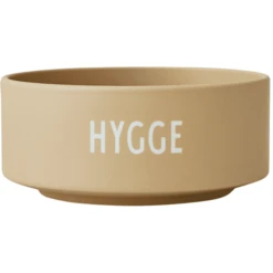 Design Letters Snackschaal, HYGEE, Porselein, Beige, 300 Ml -Kleintje Luxe design letters snackschaal hygee porselein beige 300 ml a315982 2