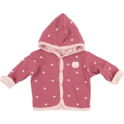 Dimo Tex Baby Jasje Met Kap Apple -Kleintje Luxe dimo tex baby jasje met kap apple a327448 2