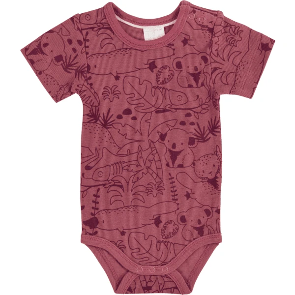 Dimo Tex Baby Rompertje Korte Mouw Rood 1 Dimo Tex Baby Rompertje Korte Mouw Rood