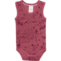 Dimo Tex Baby Rompertje Zonder Mouwen Rood -Kleintje Luxe dimo tex baby rompertje zonder mouwen rood a353849 1