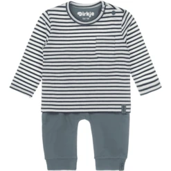 Dirkje Babyset 2-delig Dusty Groen Uit- White