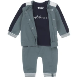 Dirkje Outfit Set 3-delig Marine Dusty Green