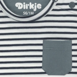 Dirkje Overhemd Met Lange Mouwen Groen Off White Gestreept -Kleintje Luxe dirkje overhemd met lange mouwen groen off white gestreept a361698 2