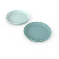 Done By Deer ™ Bord Kiddish 2-pack Elphee Blauw -Kleintje Luxe done by deer bord kiddish 2 pack elphee blauw a341384 2