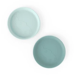 Done By Deer ™ Bord Kiddish 2-pack Elphee Blauw -Kleintje Luxe done by deer bord kiddish 2 pack elphee blauw a341384 3