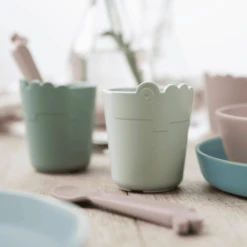 Done By Deer ™ Drinkbeker Kiddish Croco Roze -Kleintje Luxe done by deer drinkbeker kiddish croco roze a340579 2