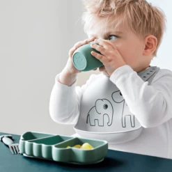 Done By Deer ™ Drinkbeker Mini Kleurenmix Blauw, Silicone 3-pack -Kleintje Luxe done by deer drinkbeker mini kleurenmix blauw silicone 3 pack a340595 2