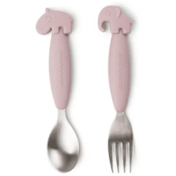 Done By Deer ™ Easy-grip Lepel En Vork Set, Hert Friends Roze 9 Done By Deer ™ Easy-grip Lepel En Vork Set, Hert Friends Roze -Kleintje Luxe done by deer easy grip lepel en vork set hert friends roze a373549 4