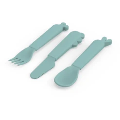 Done By Deer ™ Kiddish Hertenbestekset Friends Blauw -Kleintje Luxe done by deer kiddish hertenbestekset friends blauw a341389 3