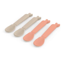 Done By Deer ™ Kiddish Spoon 4-pack Lalee Sand /Coral 7 Done By Deer ™ Kiddish Spoon 4-pack Lalee Sand /Coral -Kleintje Luxe done by deer kiddish spoon 4 pack lalee sand coral a341396 2