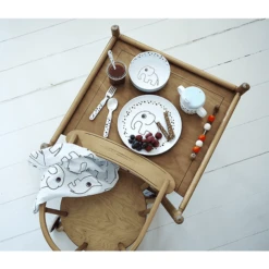 Done By Deer ™ Kinderbestek Dream Y Stippen Blauw Van De 6e Maand -Kleintje Luxe done by deer kinderbestek dream y stippen blauw van de 6e maand a286972 4