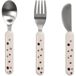 Done By Deer ™ Kinderbestek Dream Y Stippen Roze Van De 6e Maand