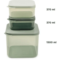 Done By Deer ™ Opslagcontainerset L, Elphee Groen 7 Done By Deer ™ Opslagcontainerset L, Elphee Groen -Kleintje Luxe done by deer opslagcontainerset l elphee groen a404587 2