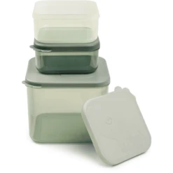 Done By Deer ™ Opslagcontainerset L, Elphee Groen 8 Done By Deer ™ Opslagcontainerset L, Elphee Groen -Kleintje Luxe done by deer opslagcontainerset l elphee groen a404587 3