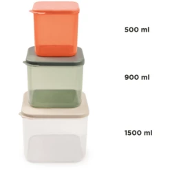 Done By Deer ™ Opslagcontainerset L, Elphee Kleurenmix -Kleintje Luxe done by deer opslagcontainerset l elphee kleurenmix a404589 3