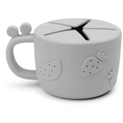 Done By Deer ™ Peekaboo Raffi Grijze Snack Beker -Kleintje Luxe done by deer peekaboo raffi grijze snack beker a341413 3