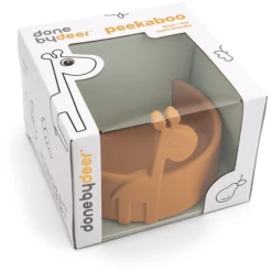 Done By Deer ™ Peekaboo-schaal Raffi In Mosterdgeel -Kleintje Luxe done by deer peekaboo schaal raffi in mosterdgeel a310903 2