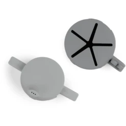 Done By Deer ™ Peekaboo Snack & Drink Beker Set Hert Friends Grijs -Kleintje Luxe done by deer peekaboo snack amp drink beker set hert friends grijs a341312 3