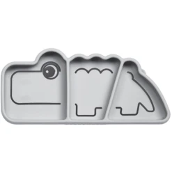 Done By Deer ™ Plak En Blijf Snackbord Grijs Van De 6e Maand -Kleintje Luxe done by deer plak en blijf snackbord grijs van de 6e maand a284023 4