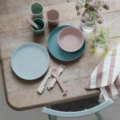 Done By Deer ™ Plate Kiddish Elphee Sand -Kleintje Luxe done by deer plate kiddish elphee sand a340578 1