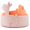 Done By Deer ™ Silicone Bowl 2 Pack Lalee Pink / Coral