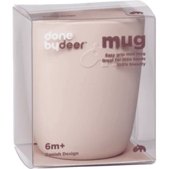Done By Deer ™ Siliconen Drinkbeker Mini Roze -Kleintje Luxe done by deer siliconen drinkbeker mini roze a337639 2