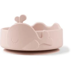 Done By Deer ™ Siliconen Kom En Babylepel Stick & Stay Wally Roze -Kleintje Luxe done by deer siliconen kom en babylepel stick amp stay wally roze a411930 4