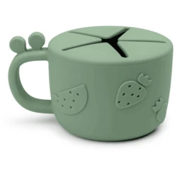 Done By Deer ™ Snack Beker Peekaboo Raffi Groen -Kleintje Luxe done by deer snack beker peekaboo raffi groen a341412 3