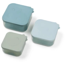 Done By Deer ™ Snack Box Set 3-Pack Herten Friends Blauw