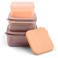 Done By Deer ™ Snack Box Set 3-Pack Herten Friends Roze -Kleintje Luxe done by deer snack box set 3 pack herten friends roze a404685 3