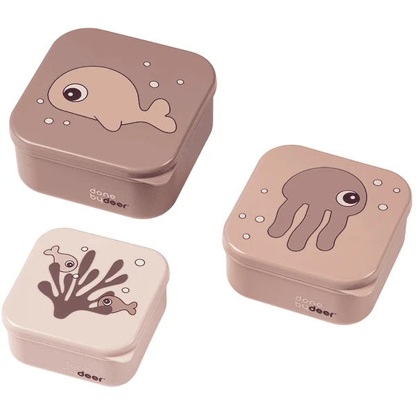 Done By Deer ™ Snack Box Set 3-pack Zee Friends In Roze 3 Done By Deer ™ Snack Box Set 3-pack Zee Friends In Roze - Afbeelding 3