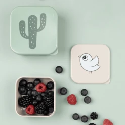 Done By Deer ™ Snack Box Set Lalee Sand Mix 3-pack -Kleintje Luxe done by deer snack box set lalee sand mix 3 pack a341307 3