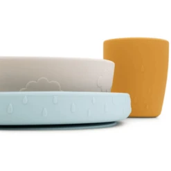 Done By Deer ™ Stick & Stay Serviesset Hert Friends Mix Van Kleuren -Kleintje Luxe done by deer stick amp stay serviesset hert friends mix van kleuren a341420 3