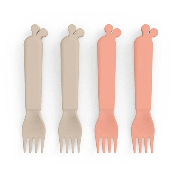 Done By Deer ™ Vorkenset Kiddish 4-pack Raffi Sand /Coral 4 Done By Deer ™ Vorkenset Kiddish 4-pack Raffi Sand /Coral - Afbeelding 4