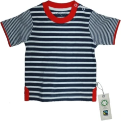 EBI & EBI Fairtrade Gestreepte T-Shirt Marine