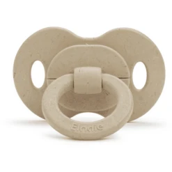 Elodie Bamboe Fopspeen, Puur Khaki, Latex, Vanaf 3 Maanden