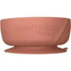 Everyday Baby Eetkom Met Zuignap Siliconen, Nature Rood