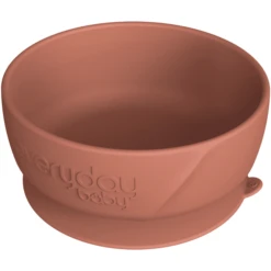 Everyday Baby Eetkom Met Zuignap Siliconen, Nature Rood -Kleintje Luxe everyday baby eetkom met zuignap siliconen nature rood a344042 2