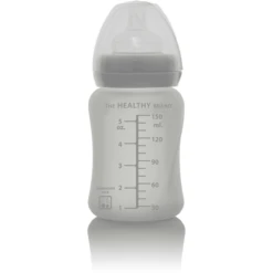 Everyday® Baby Glazen Babyfles Healthy+ 150 Ml, Quiet Grey -Kleintje Luxe everyday baby glazen babyfles healthy 150 ml quiet grey a343977 3