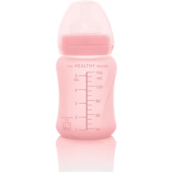 Everyday® Baby Glazen Babyfles Healthy+ 150 Ml, Roze -Kleintje Luxe everyday baby glazen babyfles healthy 150 ml roze a343917 2