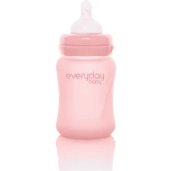 Everyday® Baby Glazen Babyfles Healthy+ 150 Ml, Roze -Kleintje Luxe everyday baby glazen babyfles healthy 150 ml roze a343917 3