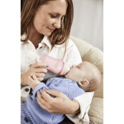 Everyday® Baby Glazen Babyfles Healthy+ 150 Ml, Roze -Kleintje Luxe everyday baby glazen babyfles healthy 150 ml roze a343917 4