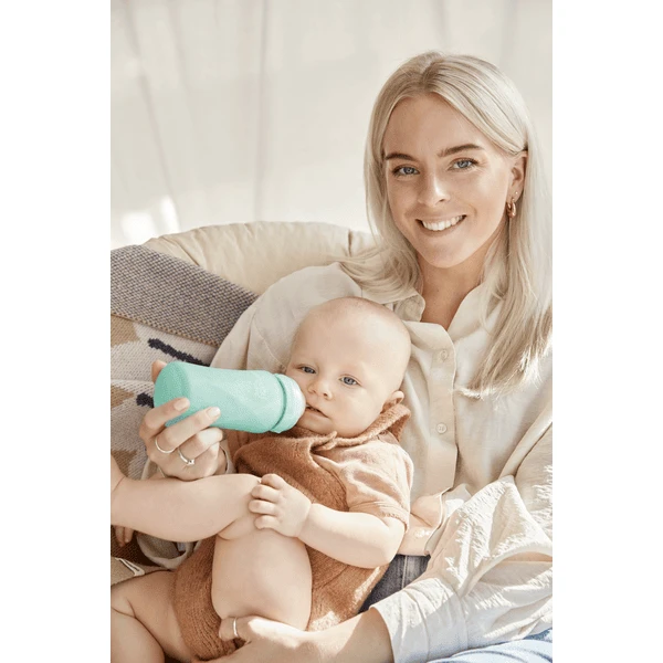 Everyday® Baby Glazen Babyfles Healthy+ 240 Ml, Mint Green 5 Everyday® Baby Glazen Babyfles Healthy+ 240 Ml, Mint Green - Afbeelding 5