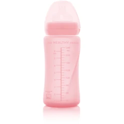 Everyday® Baby Glazen Babyfles Healthy+ 240 Ml, Roze -Kleintje Luxe everyday baby glazen babyfles healthy 240 ml roze a343982 2