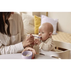 Everyday® Baby Set Van 2 Siliconen Kommen, Light Lavender -Kleintje Luxe everyday baby set van 2 siliconen kommen light lavender a344077 4