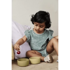 Everyday® Baby Set Van 2 Siliconen Kommen, Soft Yellow -Kleintje Luxe everyday baby set van 2 siliconen kommen soft yellow a344079 1