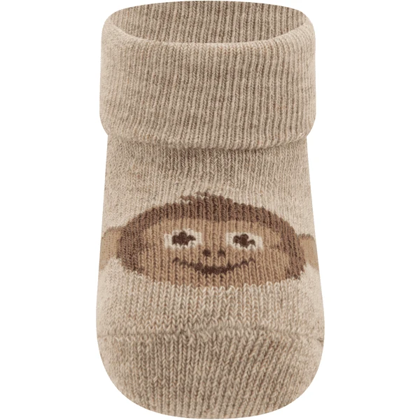 Ewers First Baby Socks 6-Pack Monkey 4 Ewers First Baby Socks 6-Pack Monkey - Afbeelding 4